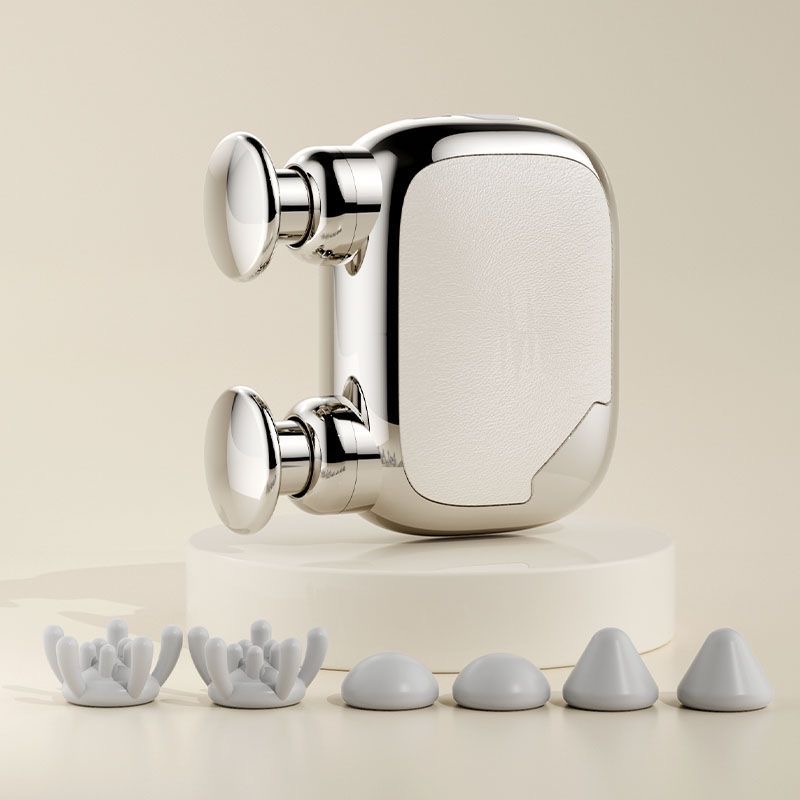 New Upgrade---Mini Muscle Massage Gun Electric Fascia Massager 2 Heads For Neck — image 12