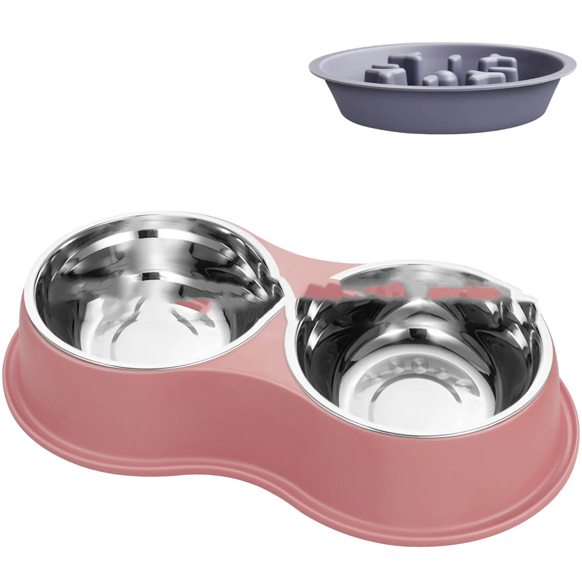 Pet Slow Feeding Bowl Removable Dogcat – image 8