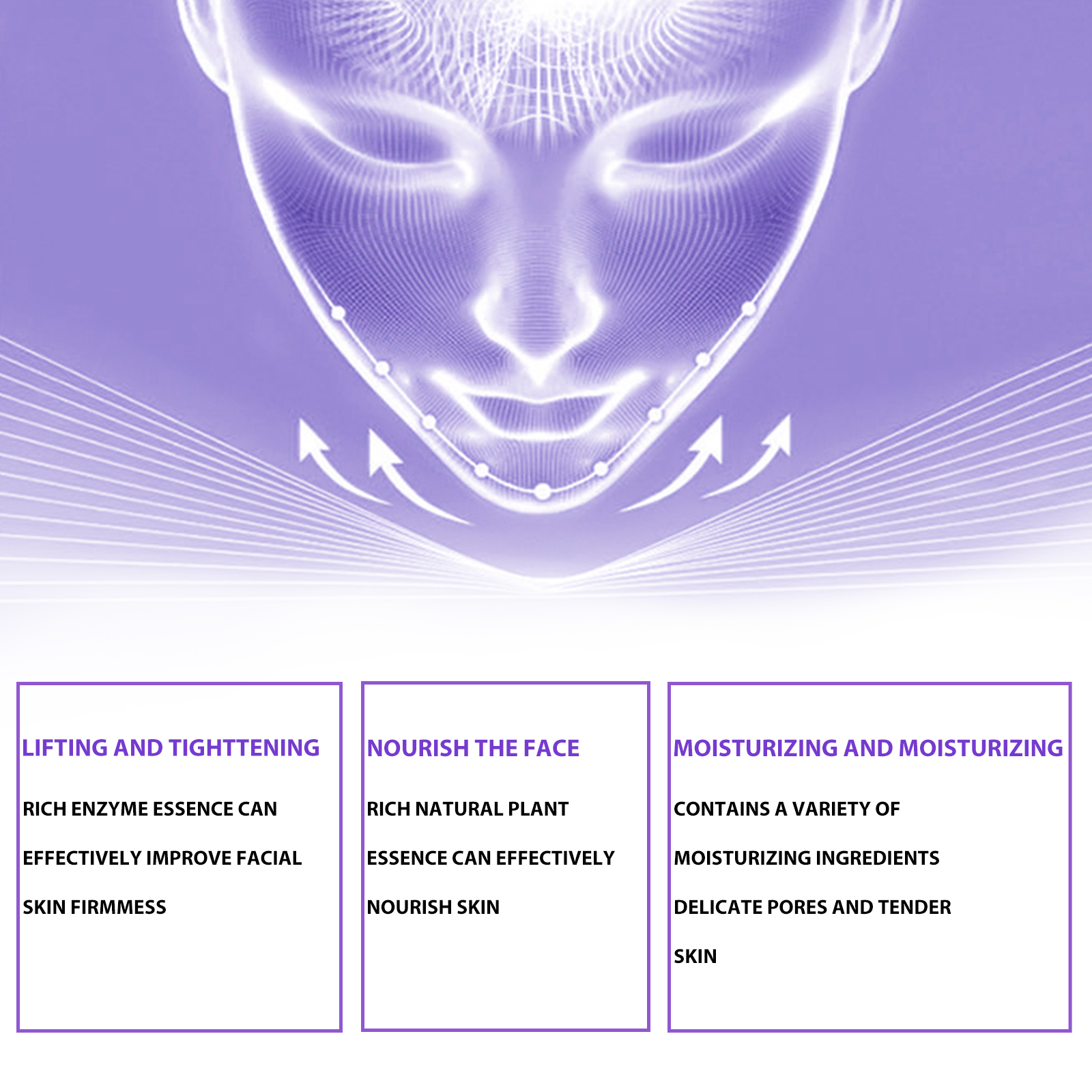 Jaysuing V Face Firming Cream, Contours Tightening, Chin Lifting Facial Skin Relaxation Massage Cream image 2