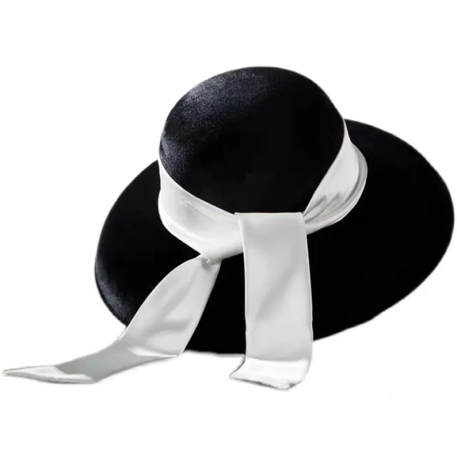 Ladies French British Elegant Black Hat Black - Shop at LoveMi