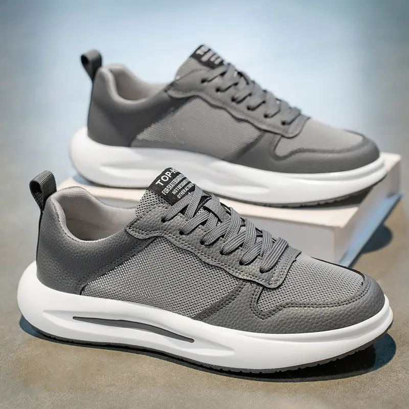 Men's 2026 Summer New Mesh Sneakers, Breathable White Shoes, Comfortable Fashion Versatile Athletic Casual Trendy Shoes