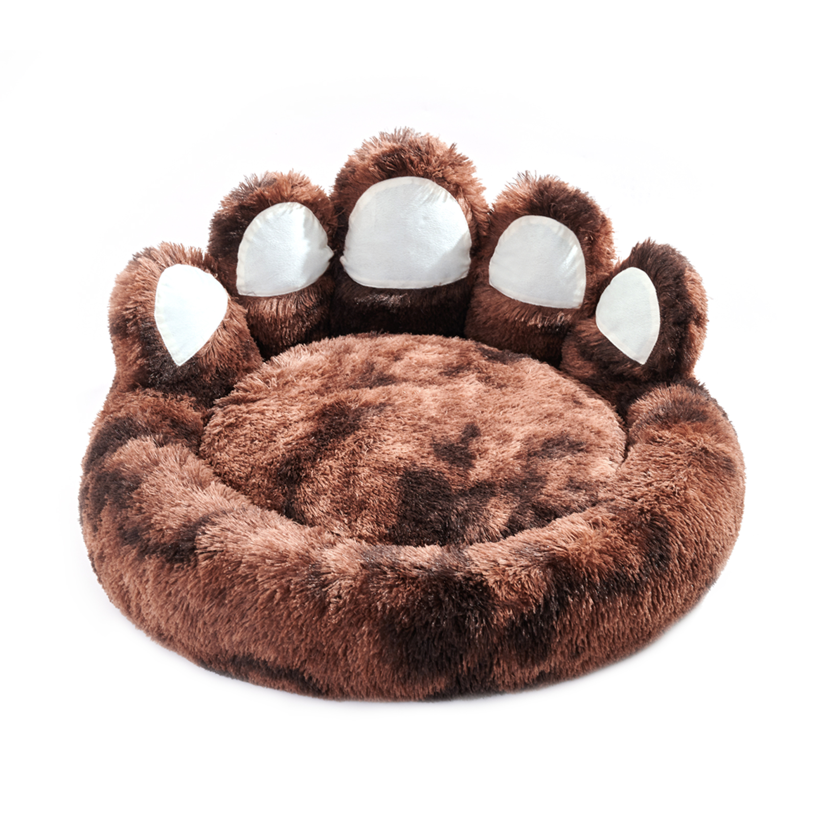 Cozy Bear Paw Dog Bed for Pets. Unique and Adorable Standing Bear Paw Design, Tailored for Small and Medium Dogs, Warm and Luxuriously Soft Comfort, Distinctive and Stylish Design, Versatile and Practical Pet Bed, Restoring Upright Shape After Unpacking.