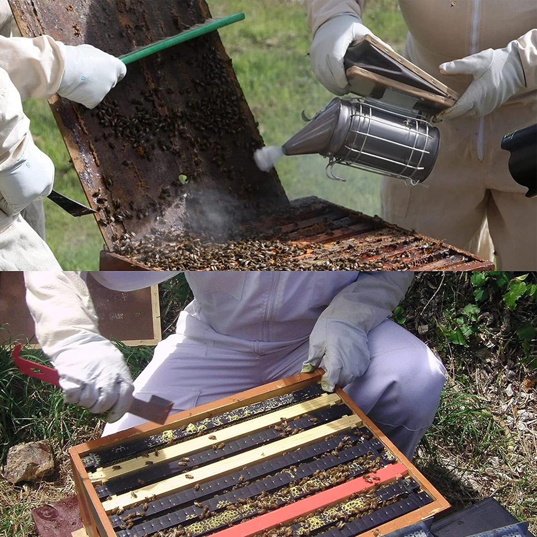 Beekeeping Tools Stainless Steel Large Heat Shield Beekeeping Apiary Beekeeper