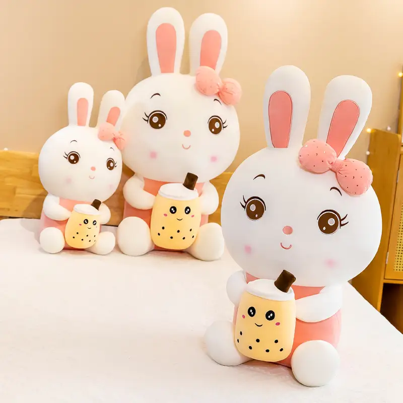 Year Of The Rabbit Doll Baby Bottle Plush Toy