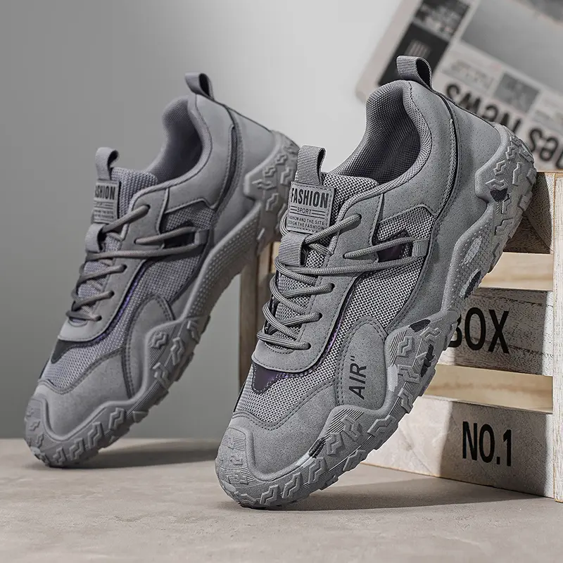 Luxury Light 2026 Spring & Summer New Men's Shoes, Thick Sole Height-Increasing Dad Sneakers, Breathable Mesh Fashion Brand Casual Sports Shoes For Men