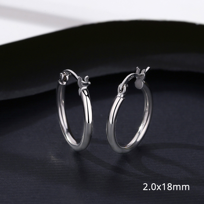 Hollow Earring S925 Silver Earring Ins Wind