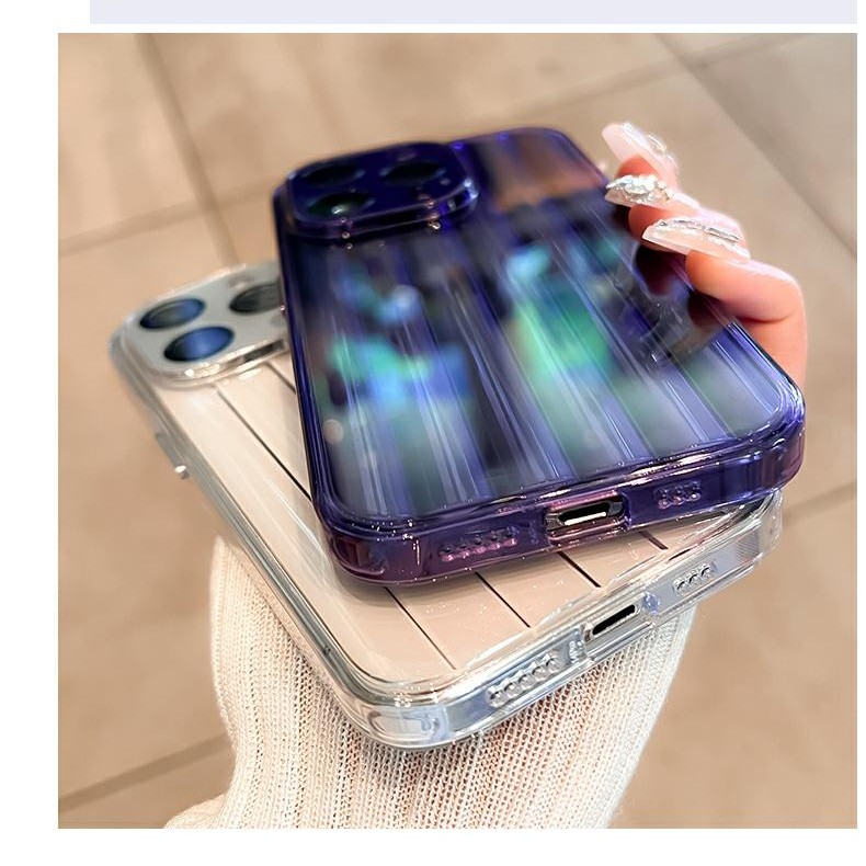 Transparent Solid Color Airbag Anti Drop Phone Case - Image 8