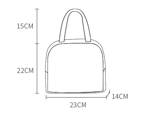 Cartoon Cute Fun Insulation Bag Large Capacity Portable