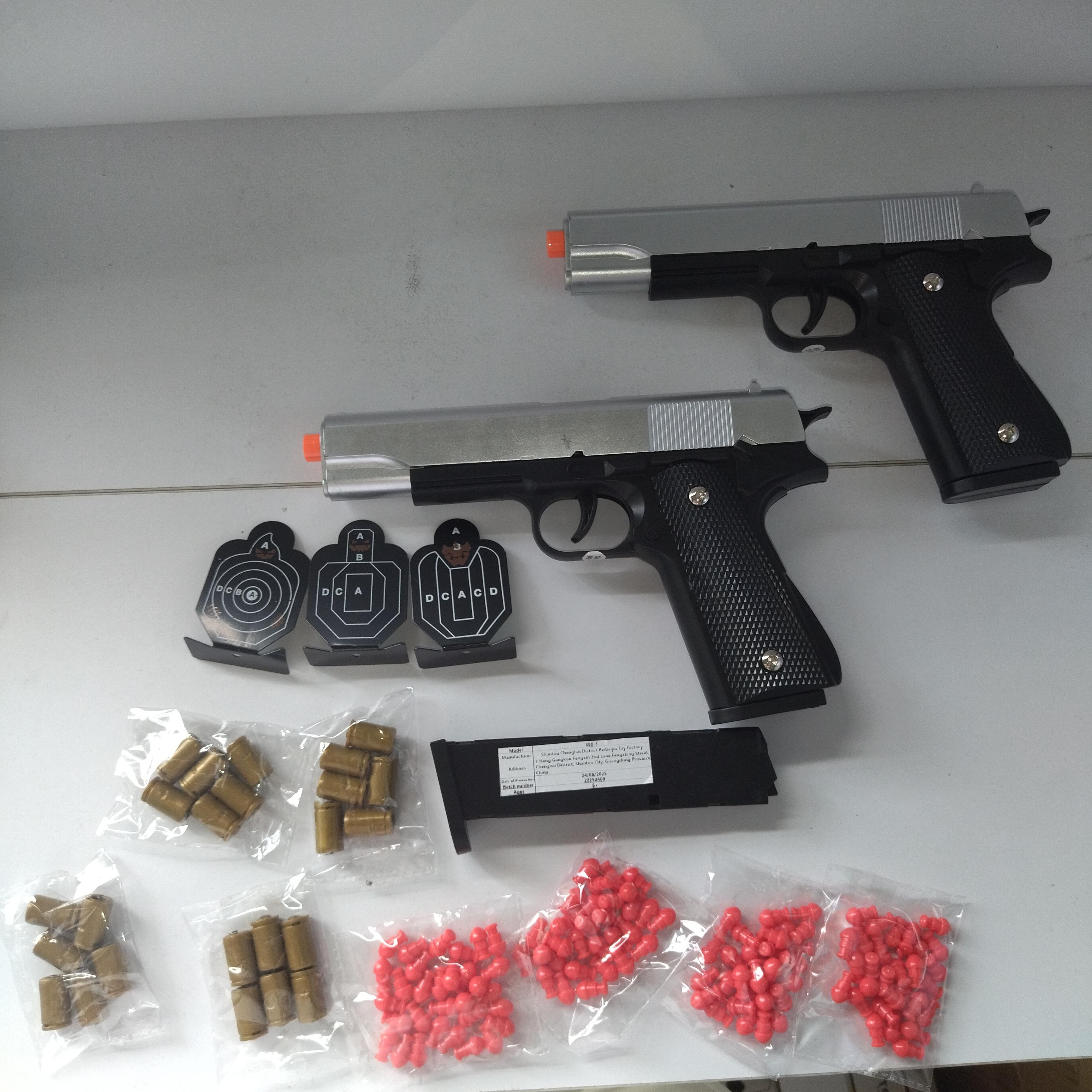 New 1911 Semi-Automatic Soft-Dart Toy Gun  Realistic Shell Ejection & Authentic Appearance Toy For Parent-Child Battles — foto 11