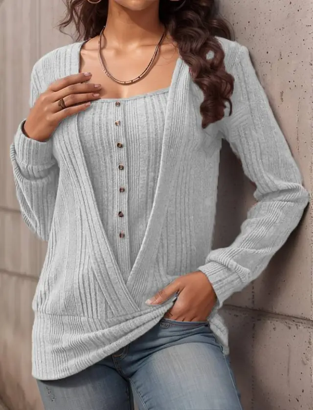 Women's Top Gray - Shop at LoveMi