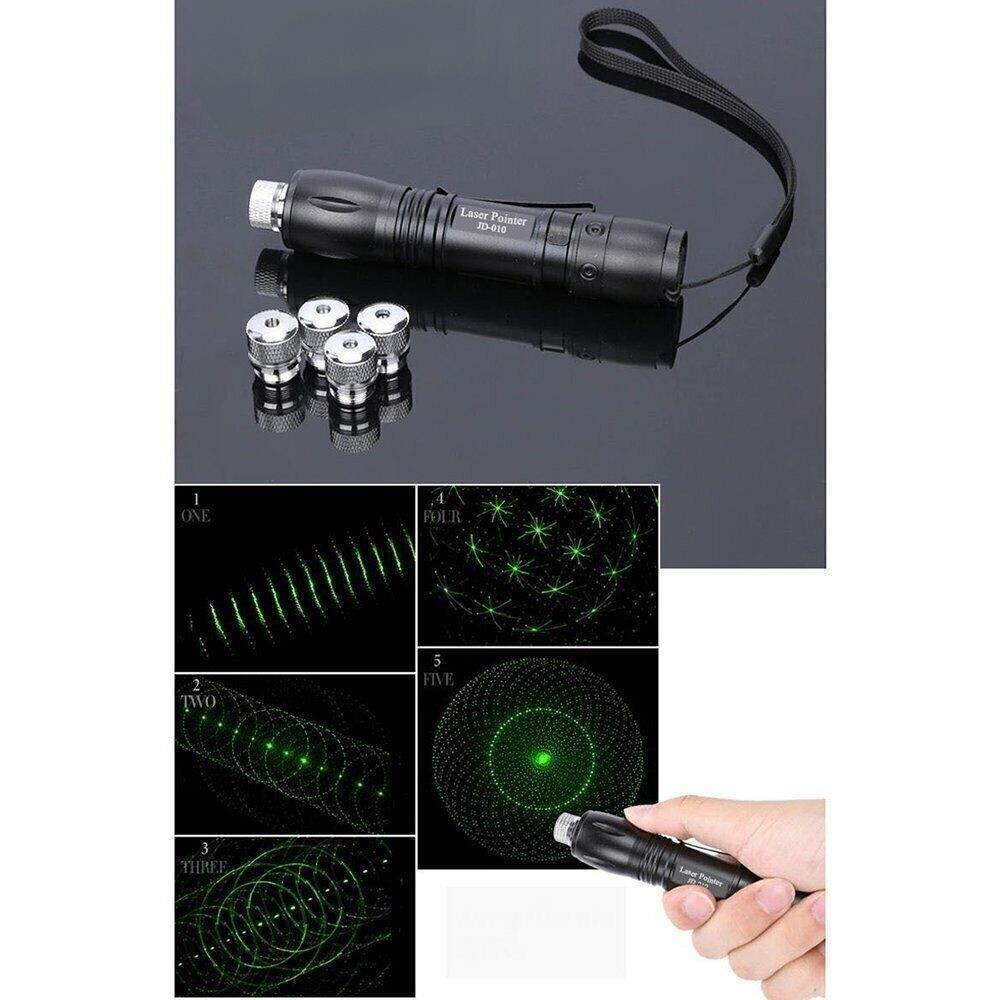 Green Laser Pointer Pen Miles USB Rechargable Laser Pen Beam Torche 532NM 13