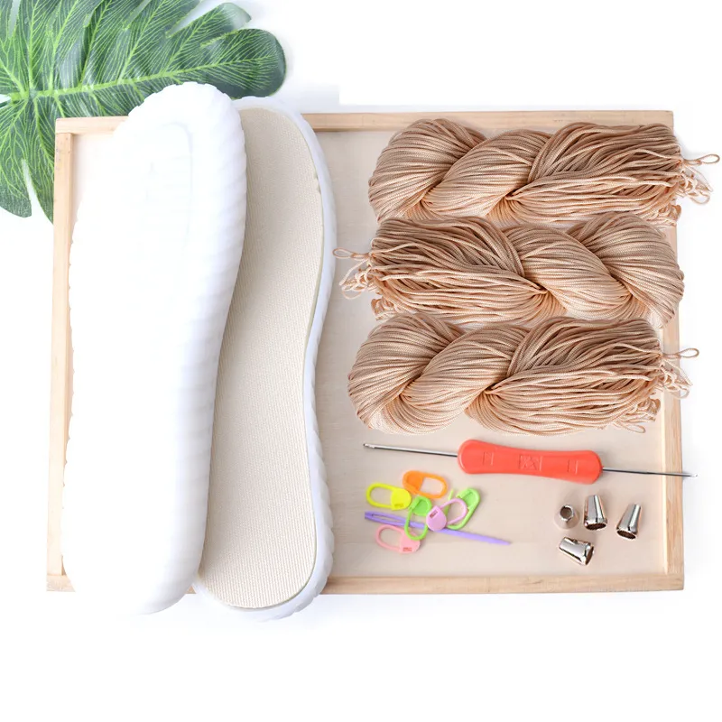 Woven Hollow Thread Cow Tendon Bottom Crystal Material Bag - N-39