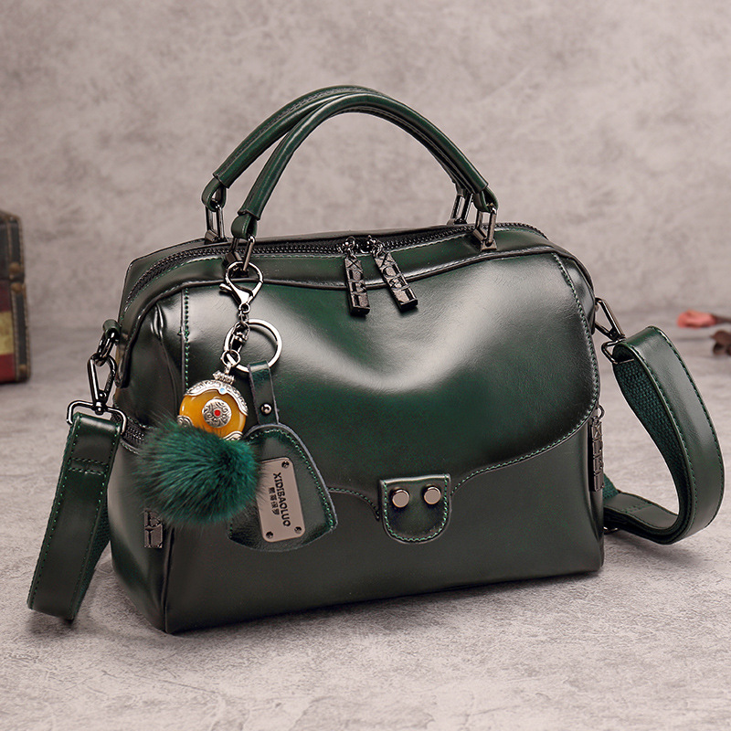 Title 2, Borsa da donna Boston con cuscino messenger por...