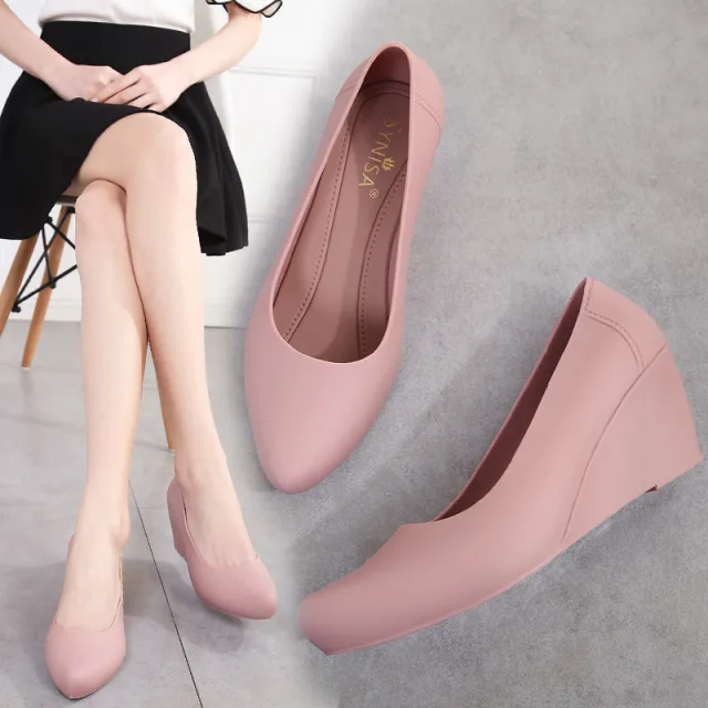 Sandals Women Han Xia Platform Wedge Heel Jelly Mocha 36 - Shop at LoveMi