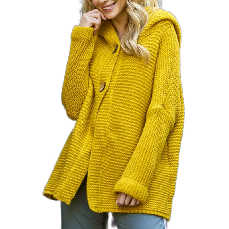 Sweater Cardigan Women's Solid Color Knitted Jacket