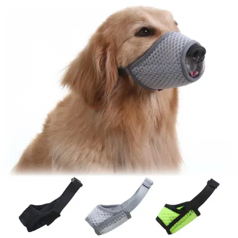 Dog Muzzle Medium Sized for Biting and Barking Breathable