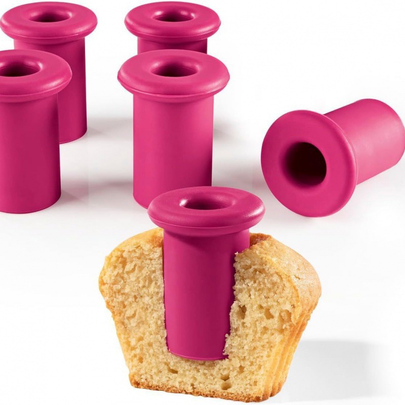 Kitchen Baking Helper Set Multi-Use Silicone Hollow Plugs For Perfect Bread, Cakes And Muffins  Must Have Home Gadget