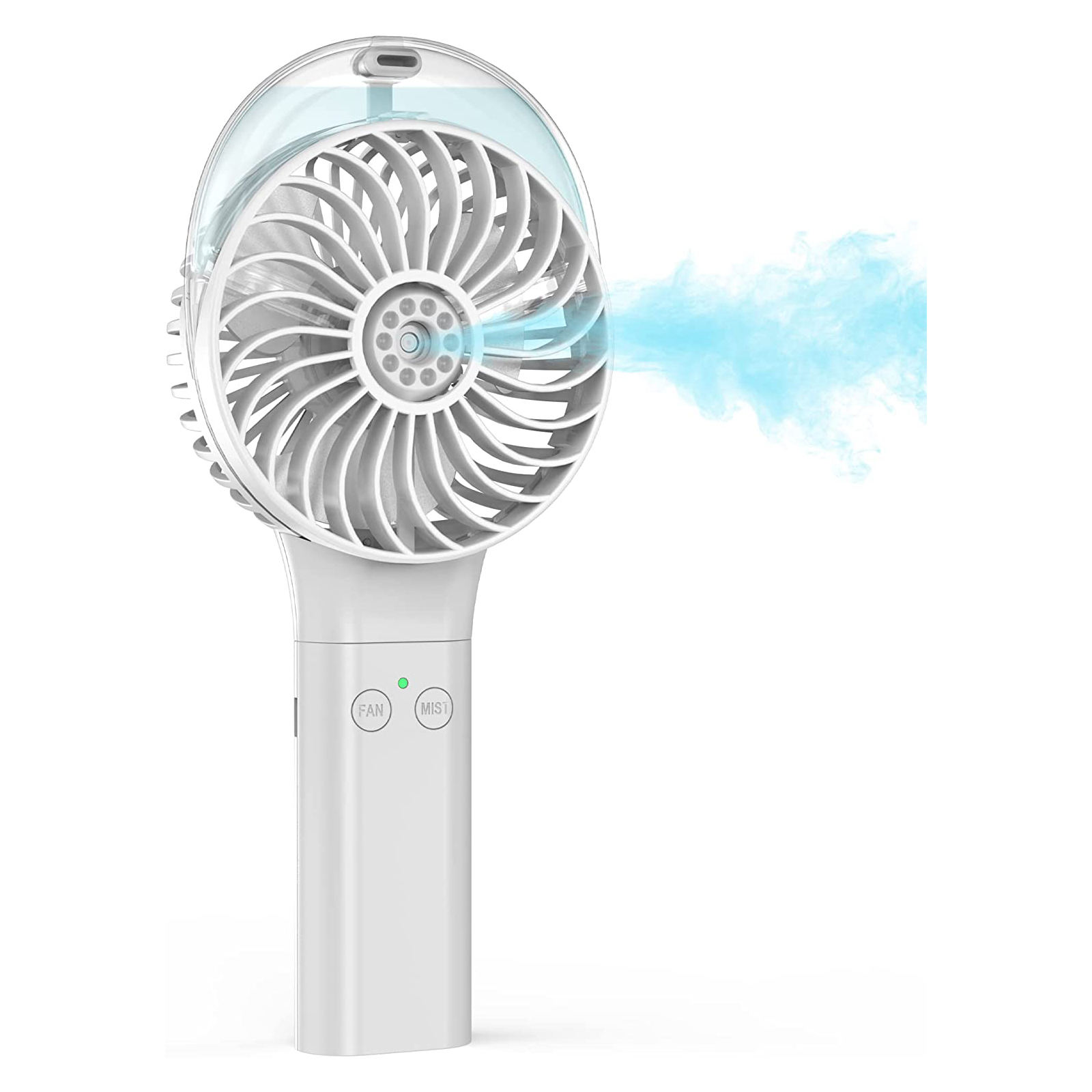 3000mAh Battery Electric USB Mini Cooling Fans Portable Hand view 2