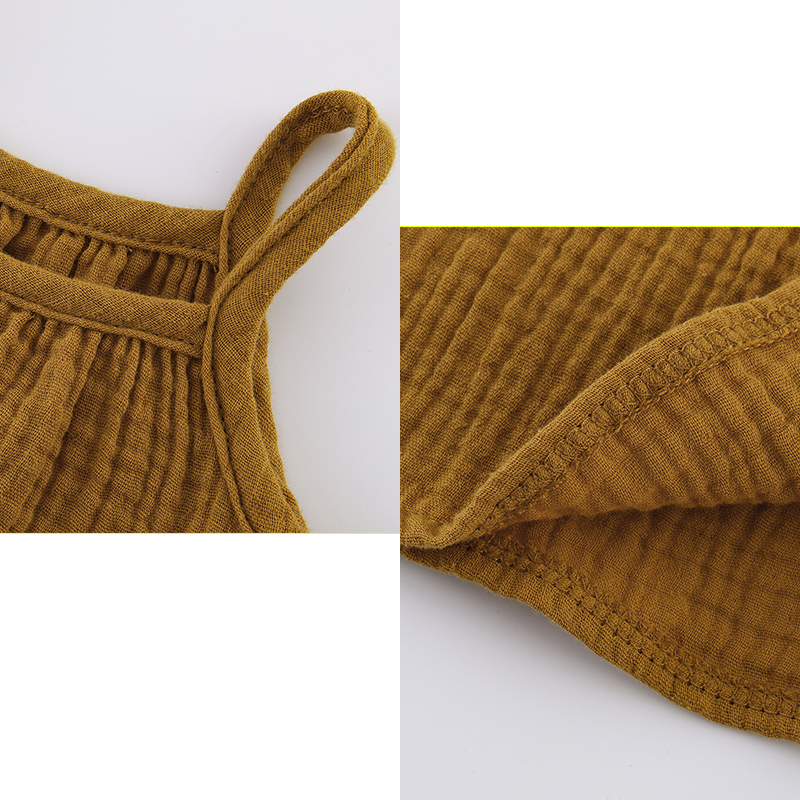 Baby Pure Cotton Seersucker Suit Out For Children