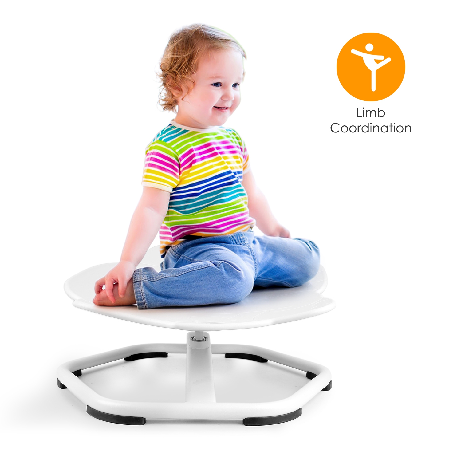 1Pc Kids Spinning Chair Autism Sensory Swivel Chair Balancing Seat