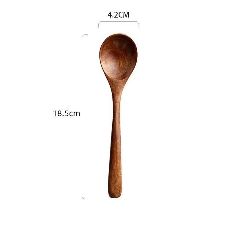 Good-looking Eating Japanese Small Wood Spoon - Image 6