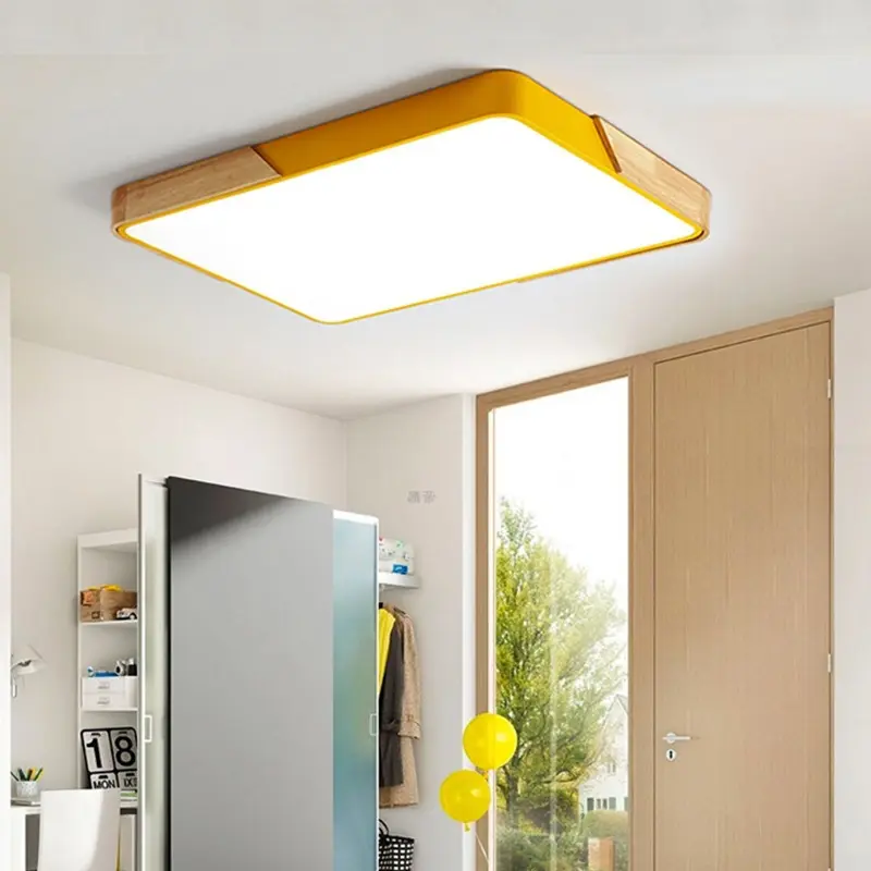 Led Ceiling Light Macaron Round Bedroom