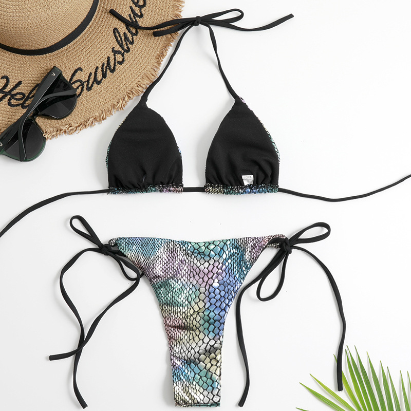 Split Symphony Double Sided Bikini Wading Sports