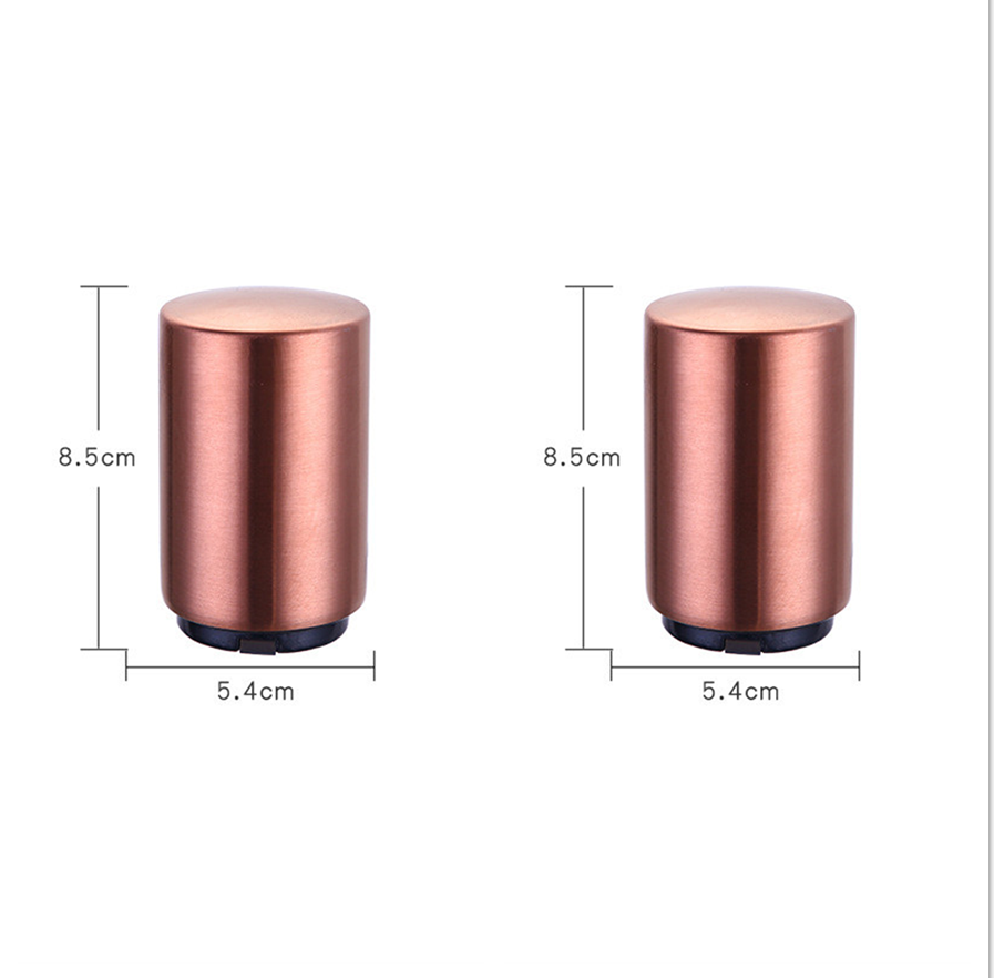 2pcs Rose Gold