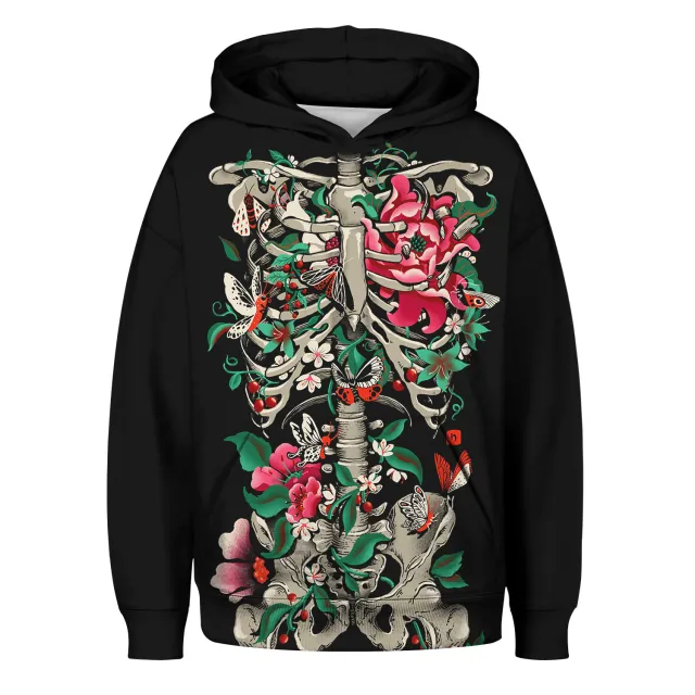 Hooded Long sleeved Sweatshirt Pullover 4 Style - Shop at LoveMi