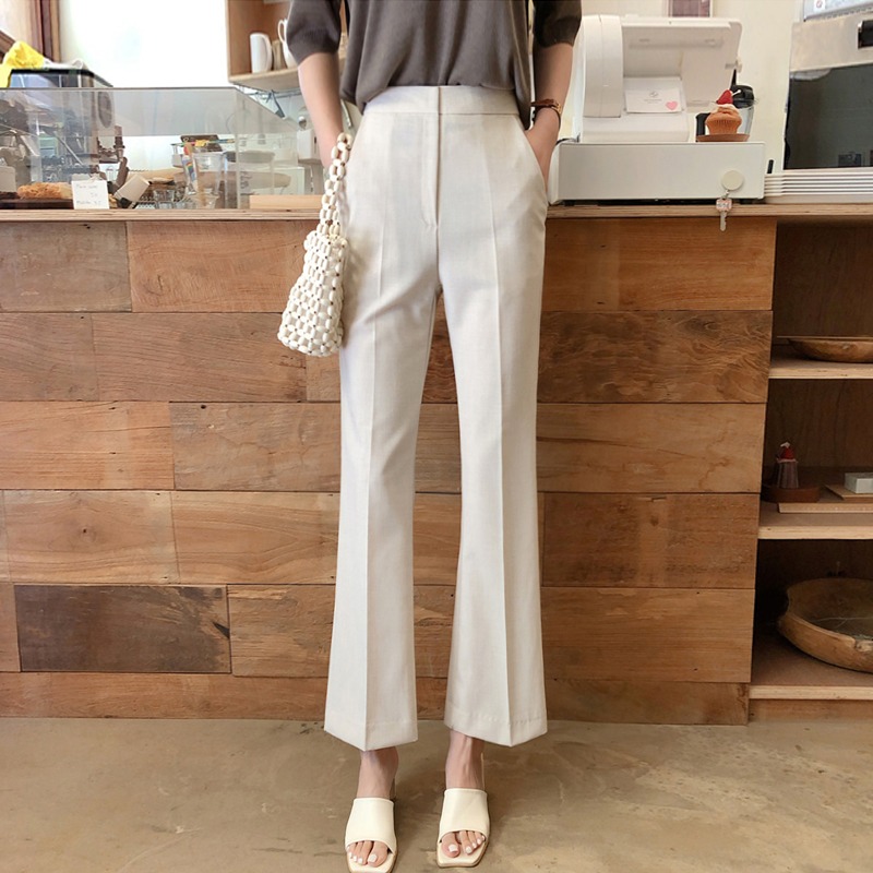 Women's Casual Loose High Waist Flared Pants