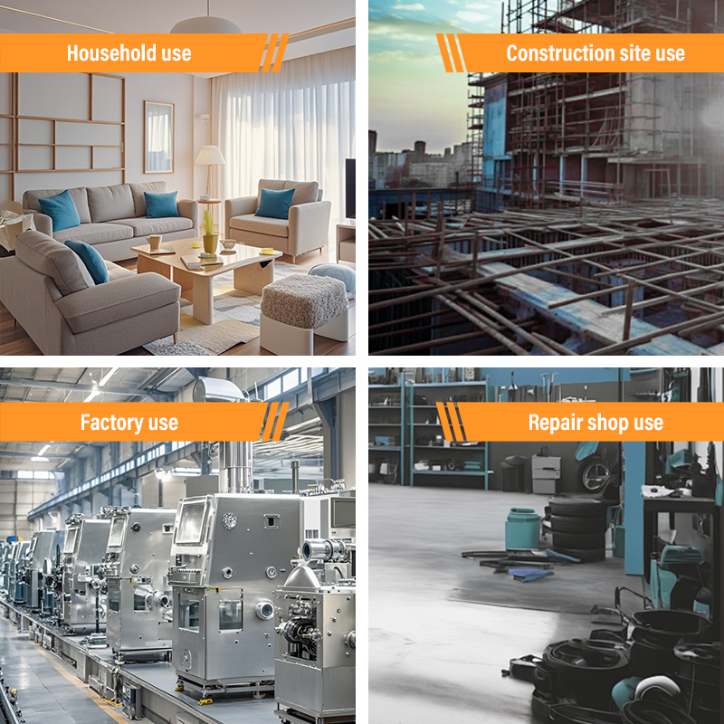 11 Piece Rubber Handle Woodworking Chisel Tool Set - Image 2