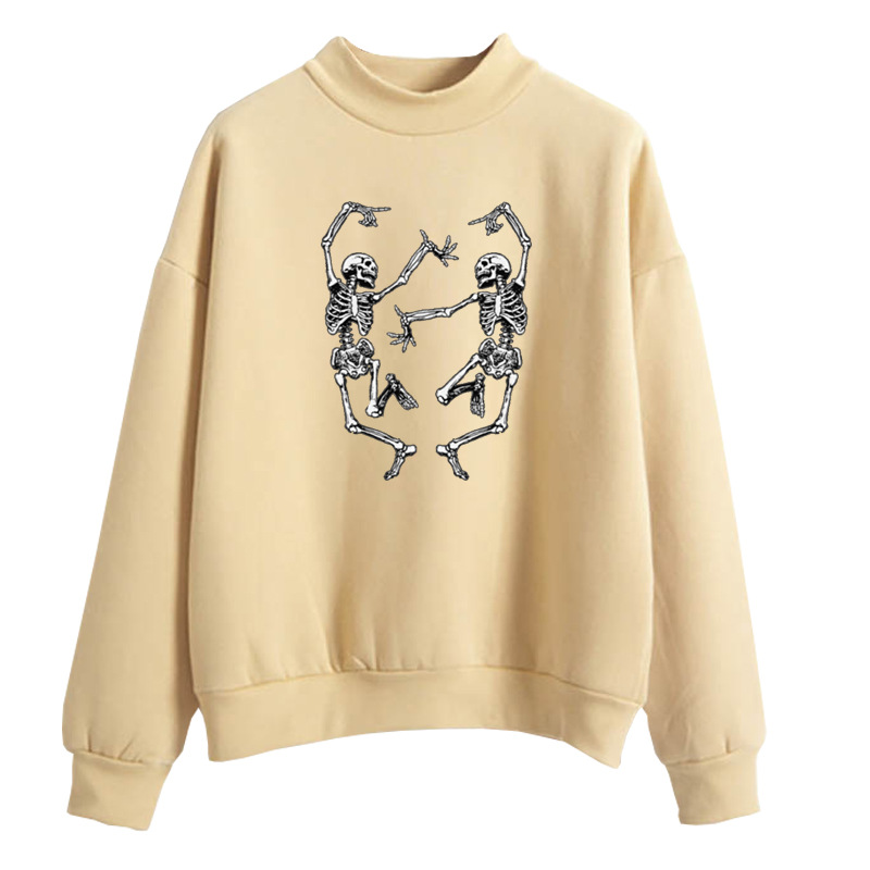 Title 5, Dancing Skull Fun Print Pullover Halloween Street