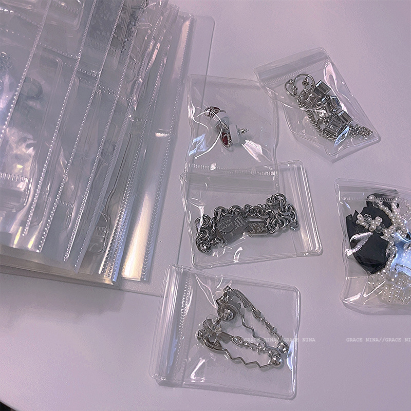 Jewelry Storage Bag Earrings Necklace Ring