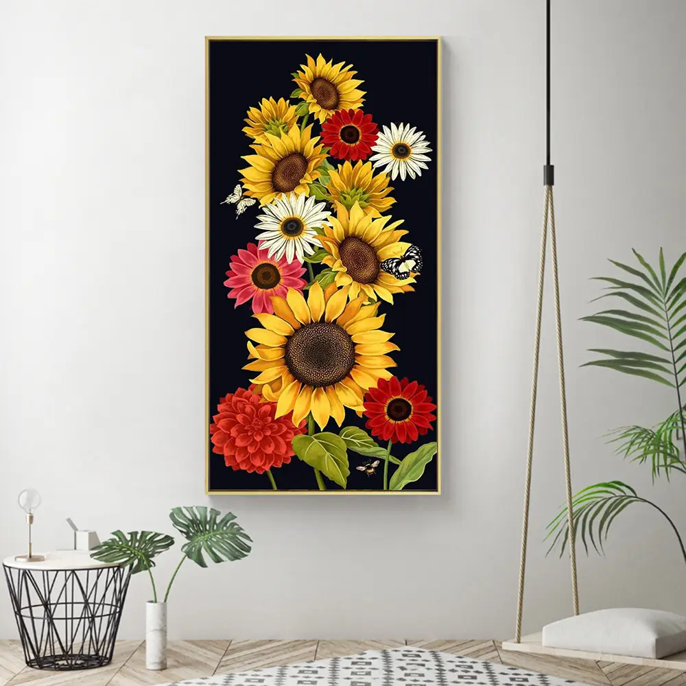 Sunflower Theme Diamond Painting 5D Embroidery Round Or Square Flowers