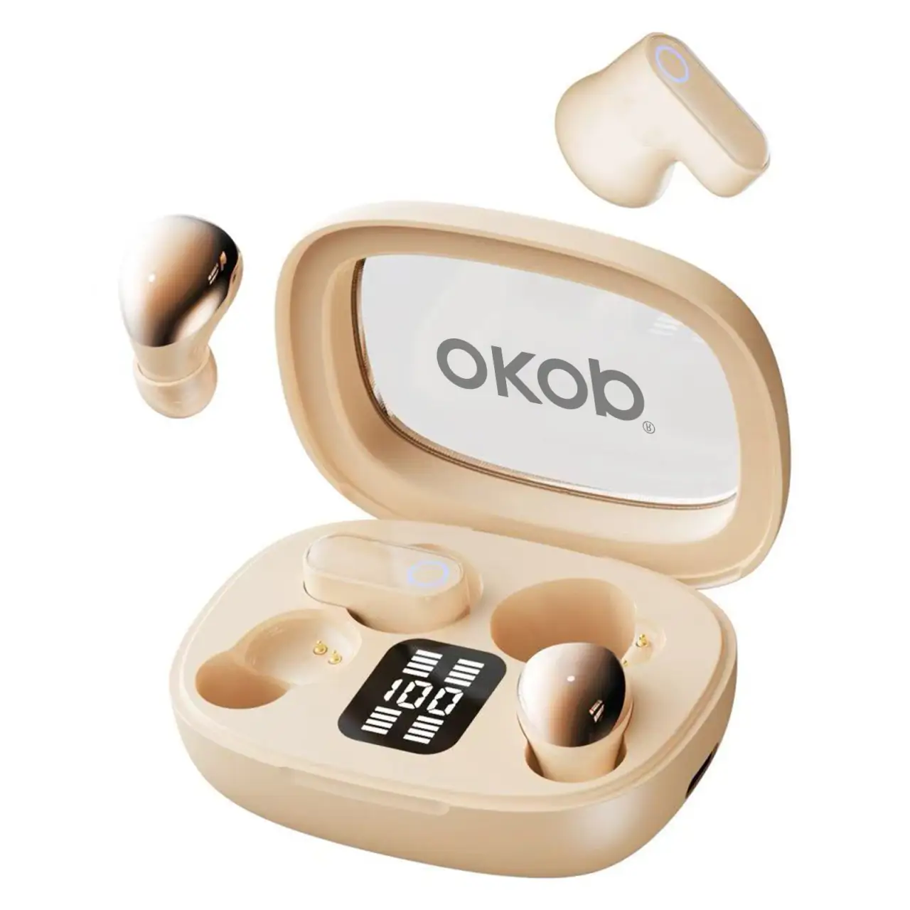 KP-227 Best-selling In-Ear Bluetooth Earbuds Digital Battery Display Mini Size