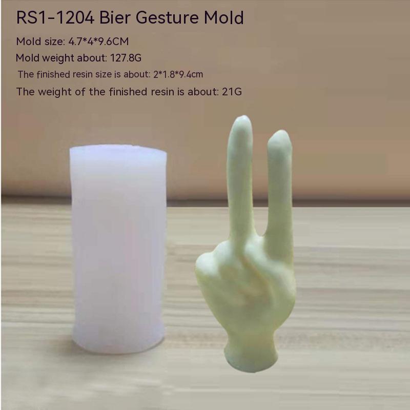 Candle Mould Diy Aromatherapy Gypsum Epoxy Decoration Mold - 17