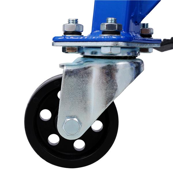 300 Pound Hydraulic Motorcycle Scissor Jack Lifting Foot Wheel Suitable For Small Off-road Vehicles, Blue, Prohibited PlatformTemu - Image 10