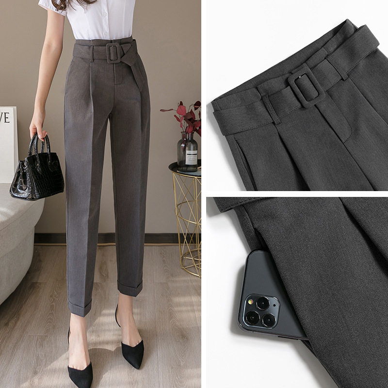 Suit Pants Loose Straight Tube Casual Slimming Pipe