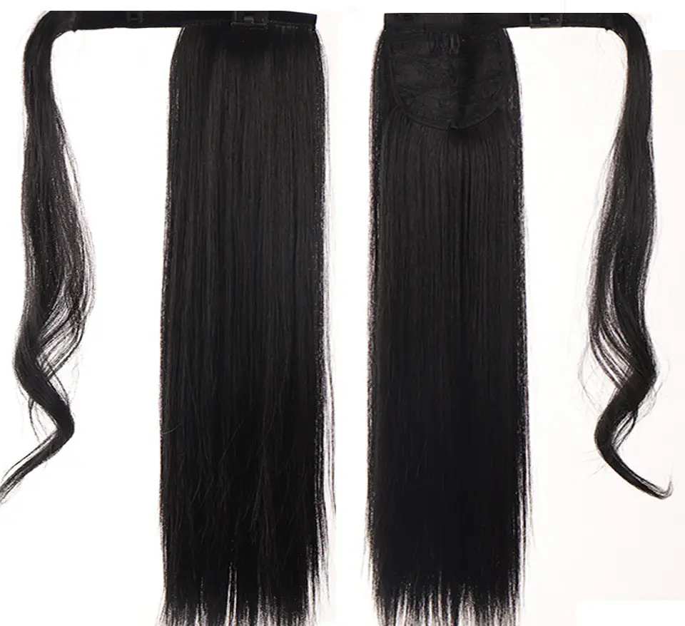 Wig Ponytail Chemical Fiber Long Straight Hair