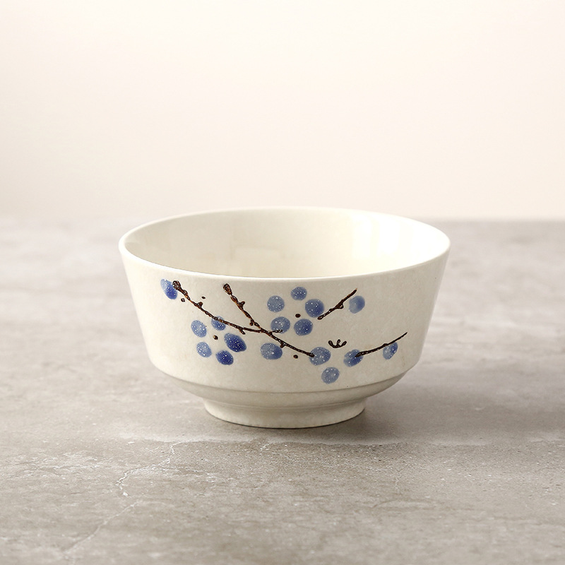 European bowl blue plum