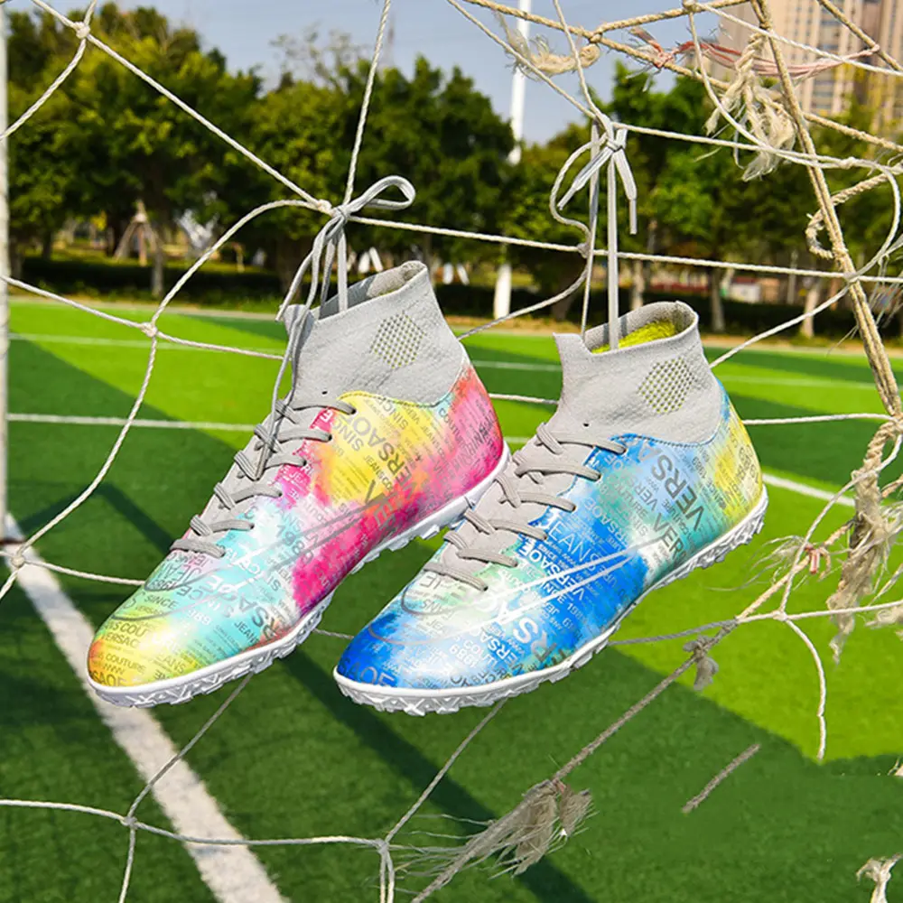 High Top Soccer Shoes Boys And Girls