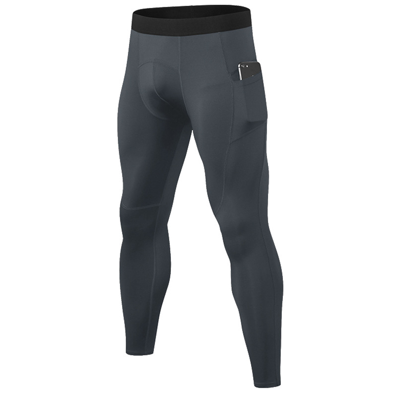 Title 6, PRO-tights voor heren met zakken Fitnesstraining