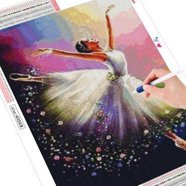 Female Dancer Diamond Painting Embroidery Craft Kit Square - Shop at LoveMi