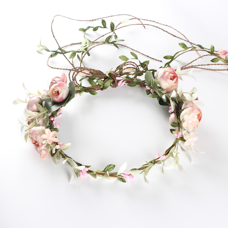 Flower Wreath Seaside Holiday Simulation Flower Headband