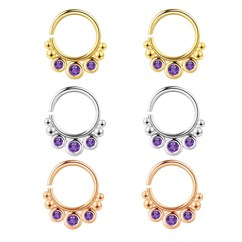 Nose Ornaments Diamond-studded Nose Ring False Nose Ring Ear Bone Clip