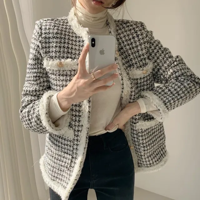Thickened Little Woolen Coat For Women Autumn And Winter All match Offwhite - Shop at LoveMi