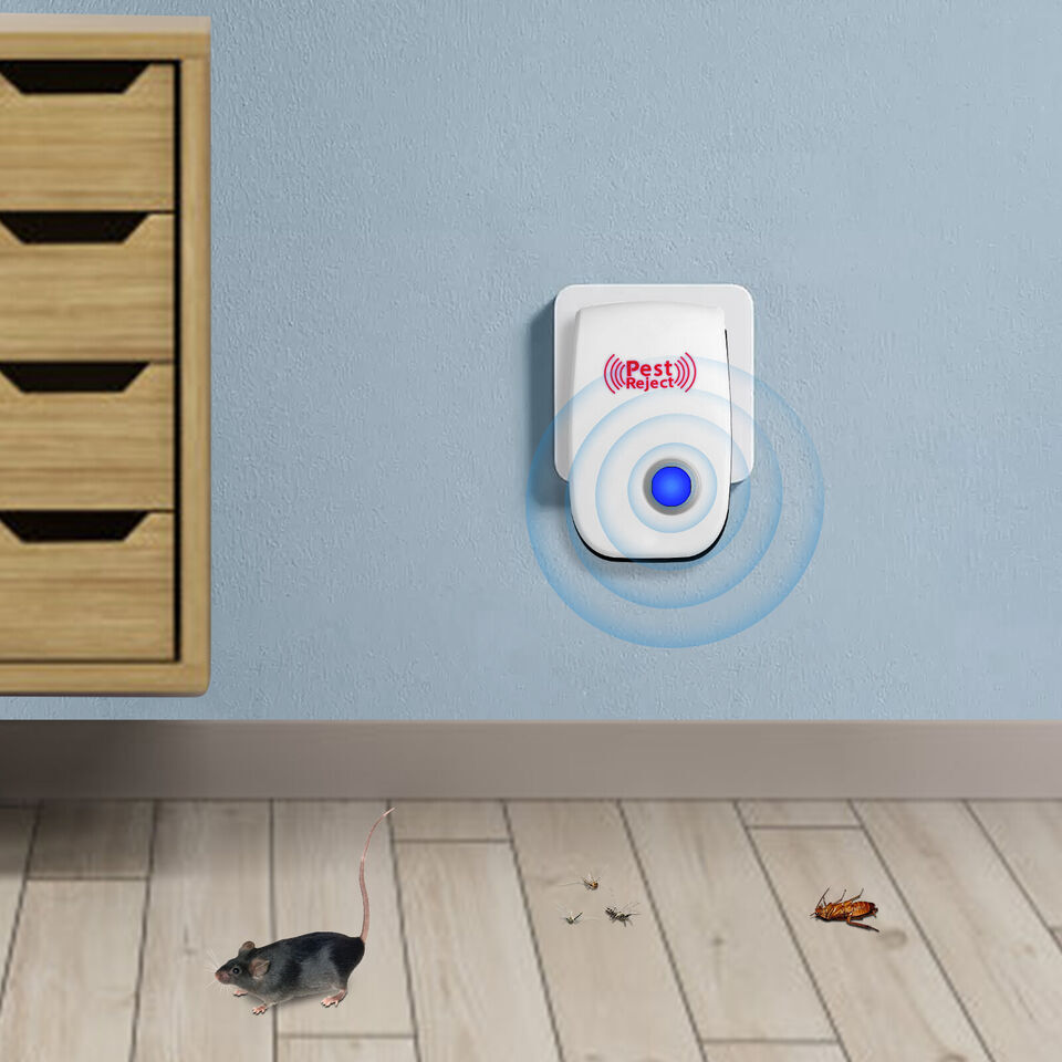 4X Ultrasonic Pest Control Repeller UK Plug-in Reject Rat Mouse Mice Spider UK — image 12