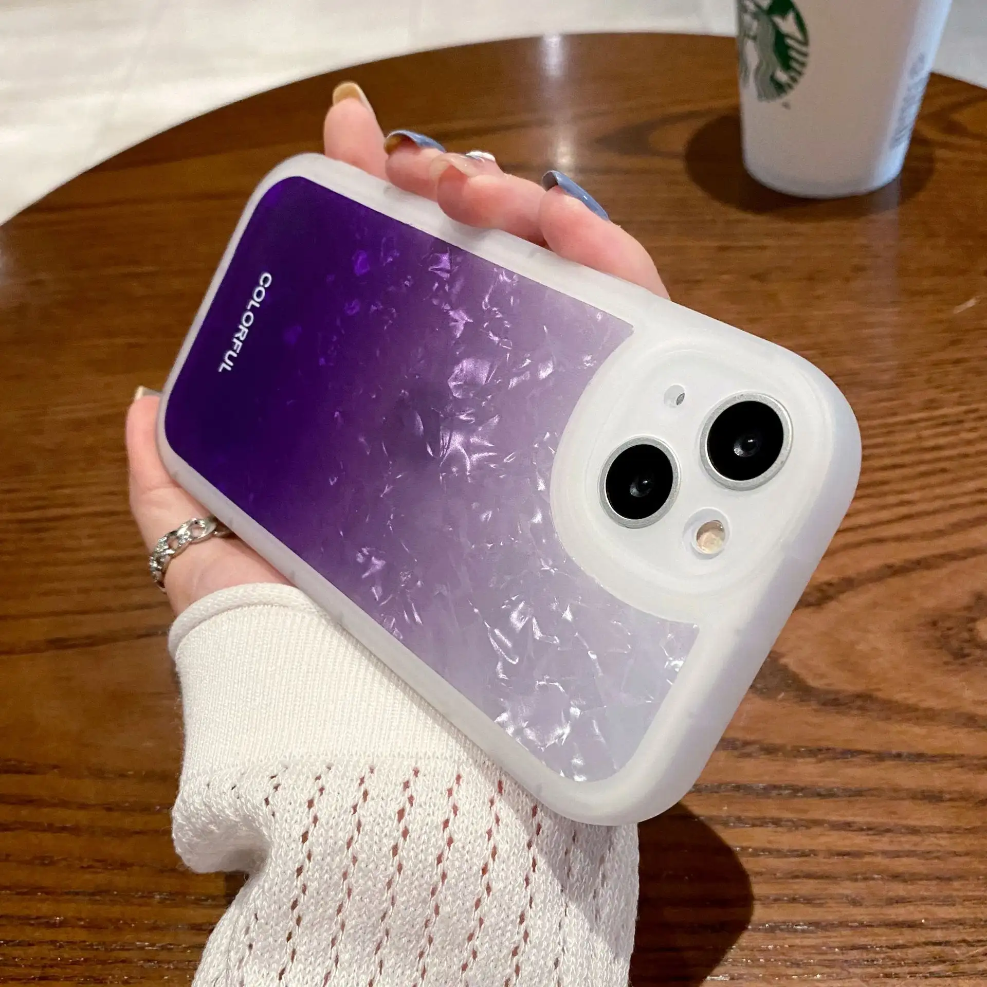 New Gradual Shell Texture Iphone13 Case Tpu Soft Shell