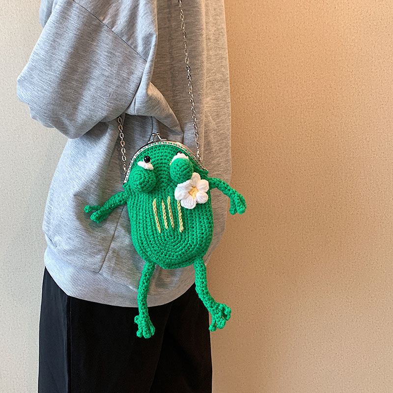 Sausage Mouth Phone Bag Knitting Yarn