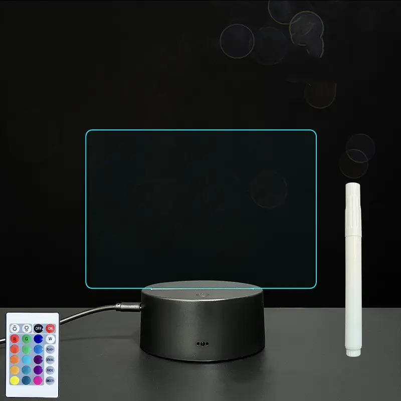 3D Acrylic Board Handwriting Message LED Light